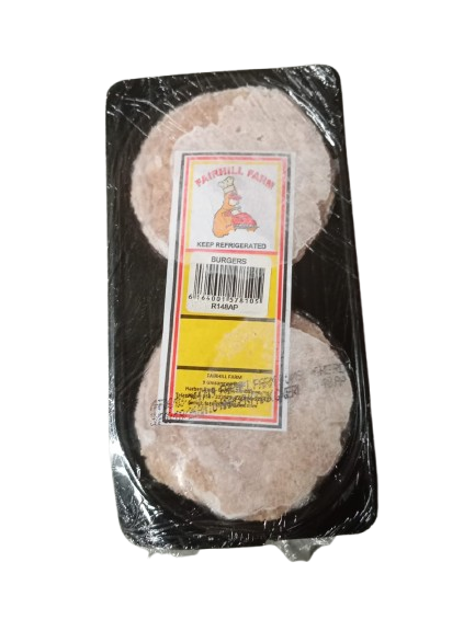 Fairhill Chicken Burgers || +/-600g