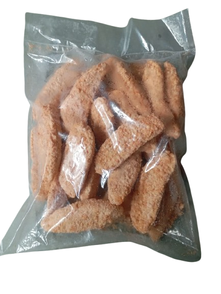 Crumbed Chicken Strips Cheesy || 1kg
