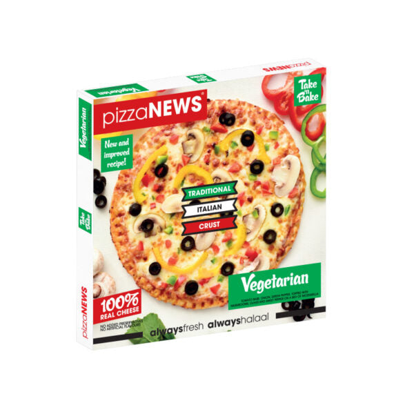 Pizza News Vegetarian (Thin Base)