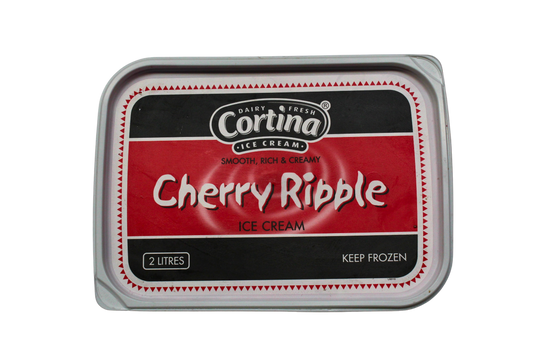 Cortina Ice Cream Cherry Ripple || 2lt