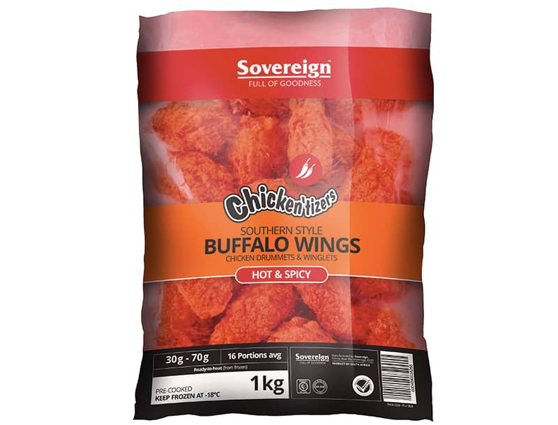 Southern Style Buffalo Wings - Hot & Spicy || 1kg