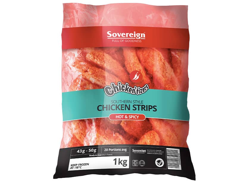 Southern Style Chicken Strips - Hot & Spicy || 1kg