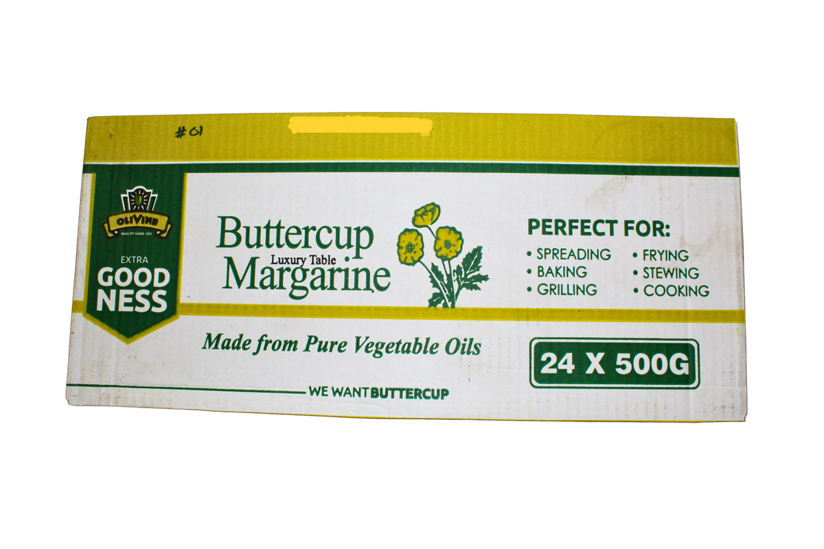 Buttercup Margarine Full Box (24x500g) — Silver Stream Distribution