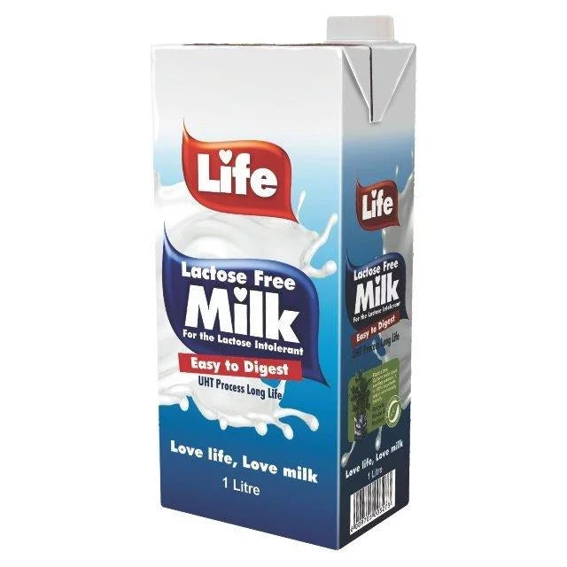 Life Milk Lactose Free || Full box (6x1lt)