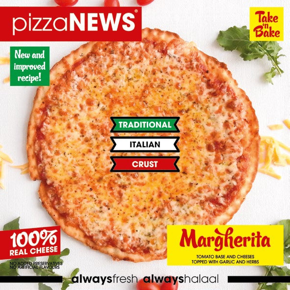 Pizza News Margherita (Thin Base)