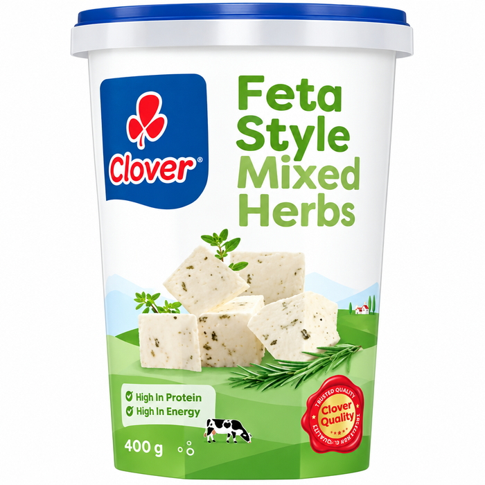 Clover Feta Style Mixed Herbs 400g