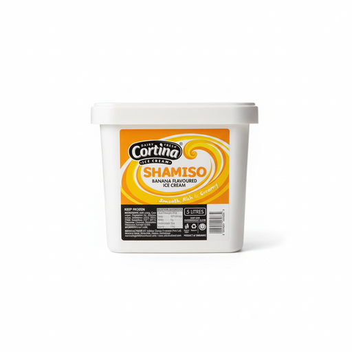 Cortina Shamiso Banana Ice Cream 5lt