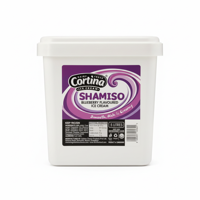 Cortina Shamiso Blueberry Ice Cream 5lt