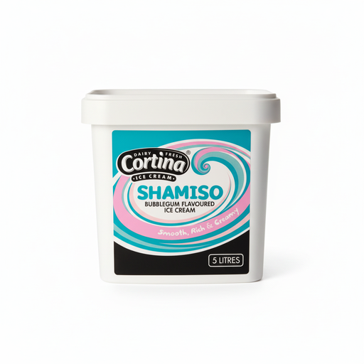 Cortina Shamiso Bubblegum Ice Cream 5lt