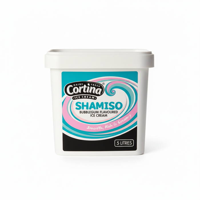 Cortina Shamiso Bubblegum Ice Cream 5lt