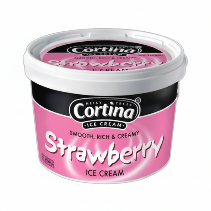 Cortina Strawberry Ice Cream 5lt