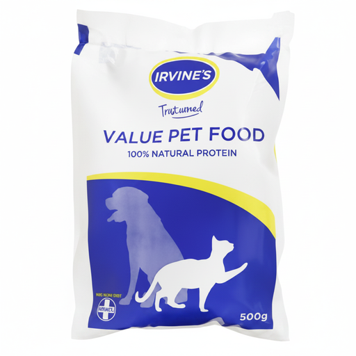 Irvines Value Pet Food 500g pack