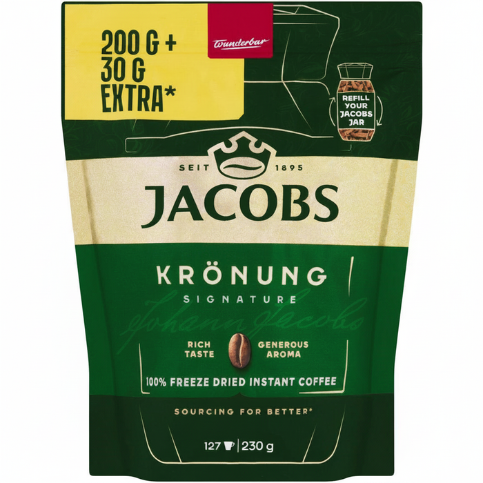 Jacobs Kronung Coffee 200g Pouch