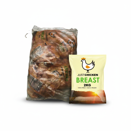 Just Chicken Breast Full Bag 6x2kg with single pack