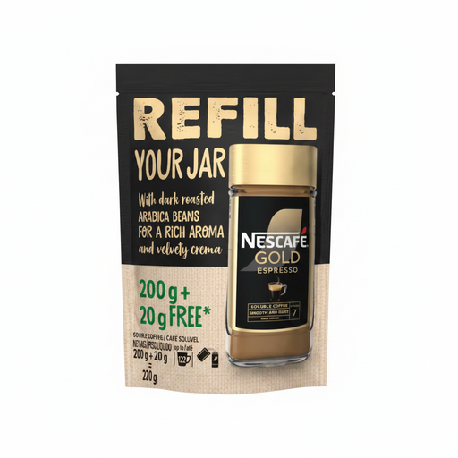 Nescafe Gold Espresso Refill Pouch 200g