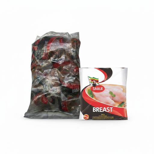 Sable Chicken Breast Full Bag 12x1kg with 1kg pack