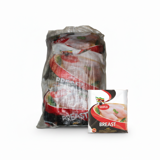 Sable Chicken Breast Full Bag 3x5kg with 5kg pack