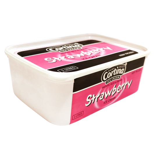 Cortina Ice Cream Strawberry || 2lt