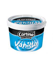 Cortina Ice Cream Vanilla || 5lt