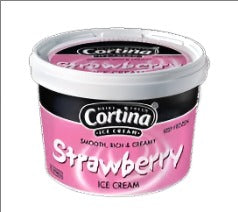 Cortina Ice Cream Strawberry || 5lt