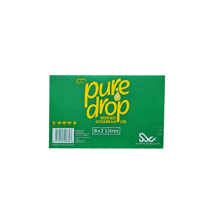 Pure Drop Cooking Oil || Full Box (8x2L)